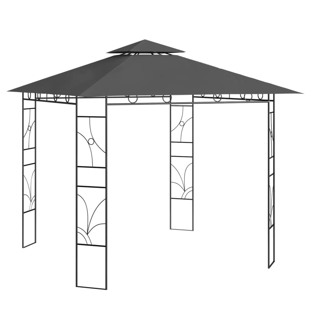 Paviljong 3X3X2,7 M Gräddvit 160 G/M²