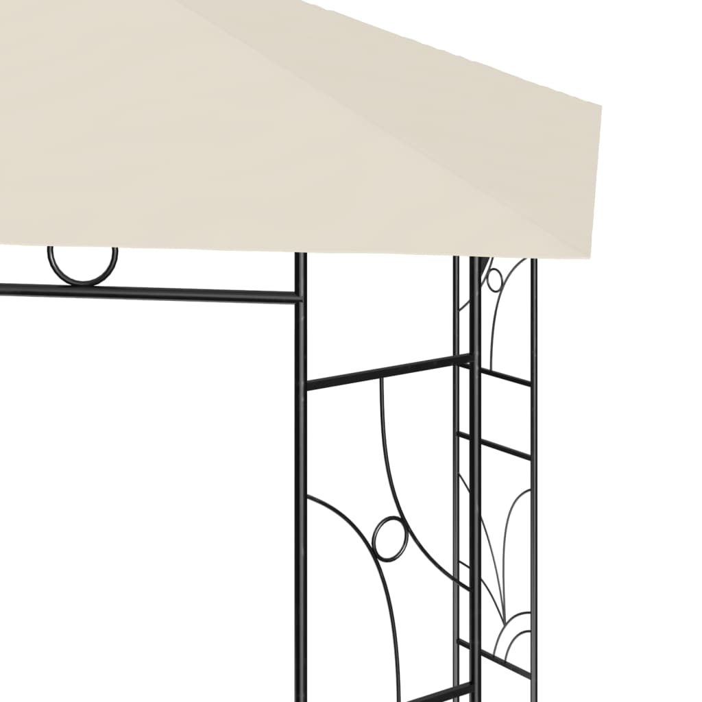 Paviljong 4X3X2,7 M Gräddvit 160 G/M²