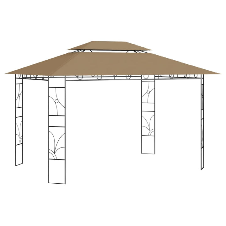 Paviljong 4X3X2,7 M Gräddvit 160 G/M²