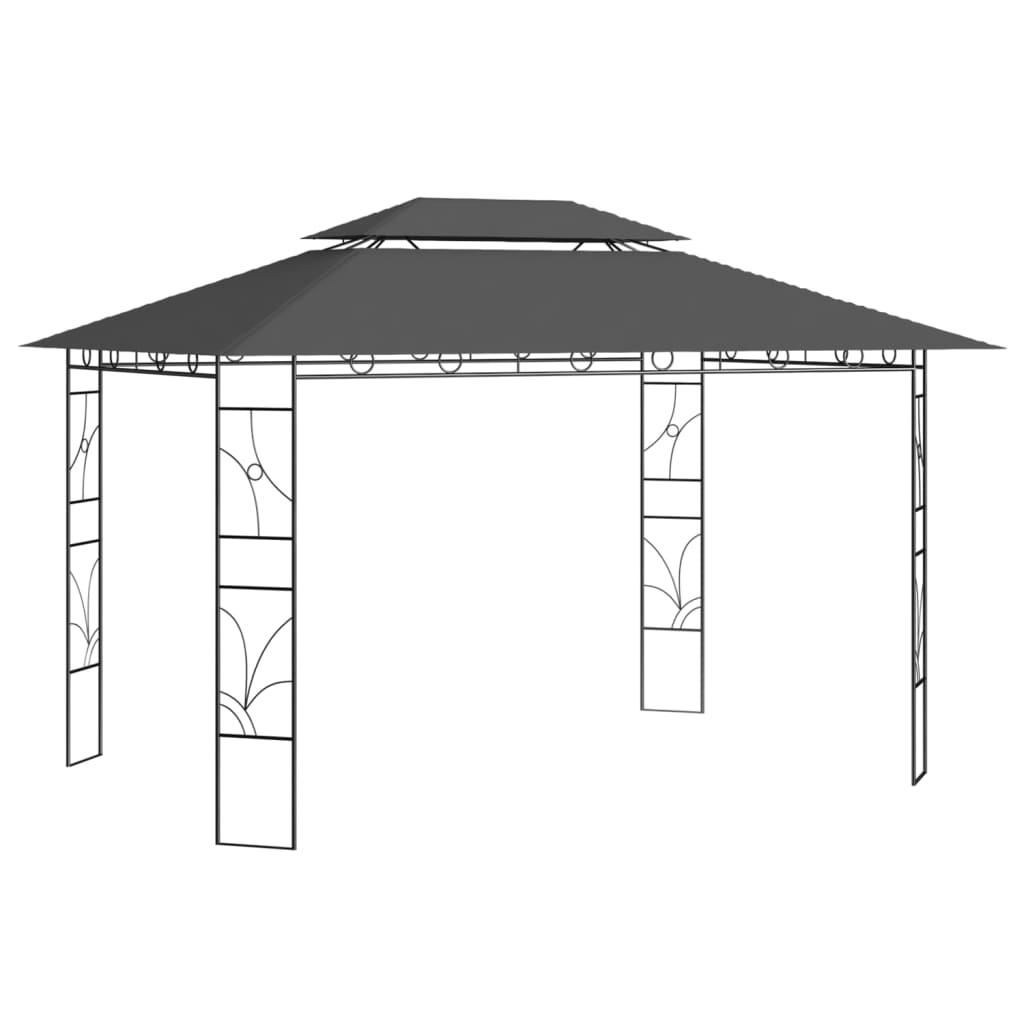 Paviljong 4X3X2,7 M Gräddvit 160 G/M²