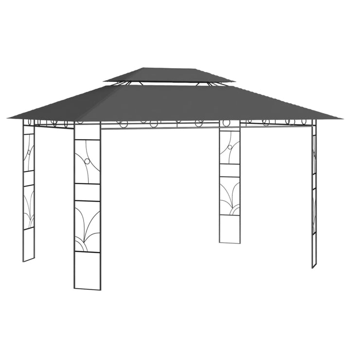 Paviljong 4X3X2,7 M Gräddvit 160 G/M²