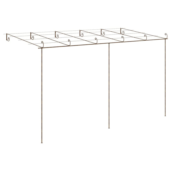 Pergola Antikbrun Järn