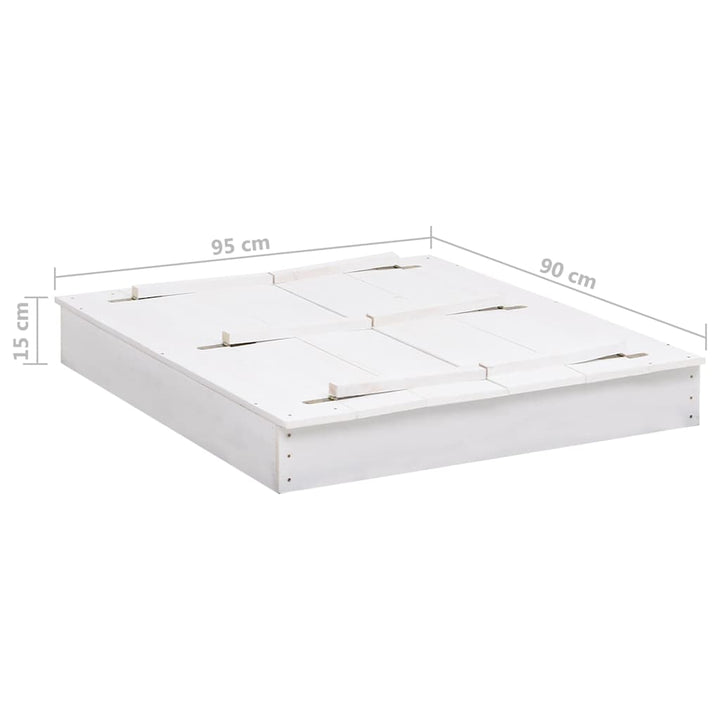 Sandlåda Granträ 95X90X15 Cm