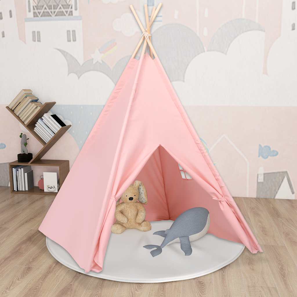 Tipitält För Barn Med Väska Peachskin 120X120X150 Cm