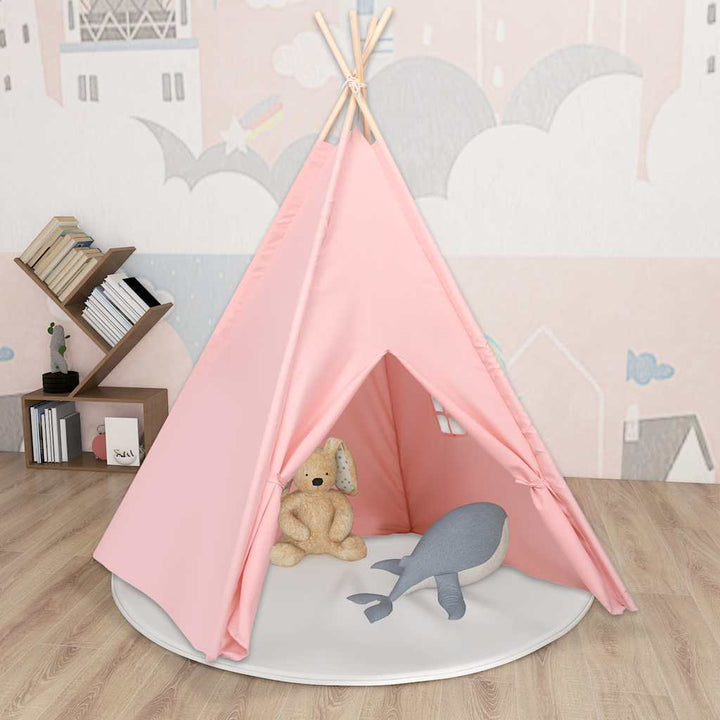 Tipitält För Barn Med Väska Peachskin 120X120X150 Cm