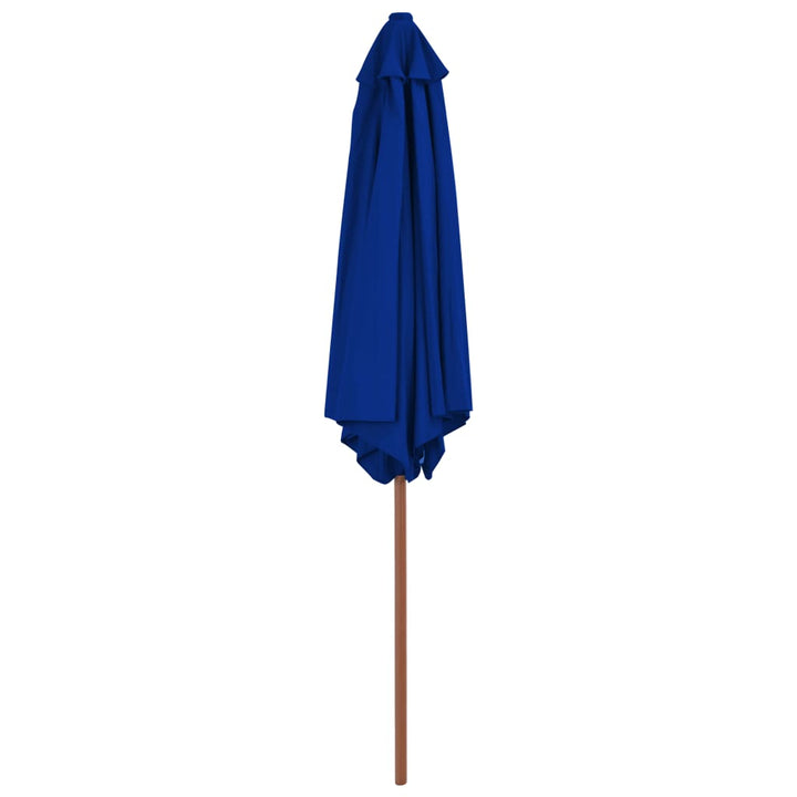 Trädgårdsparasoll Med Trästång 270 Cm