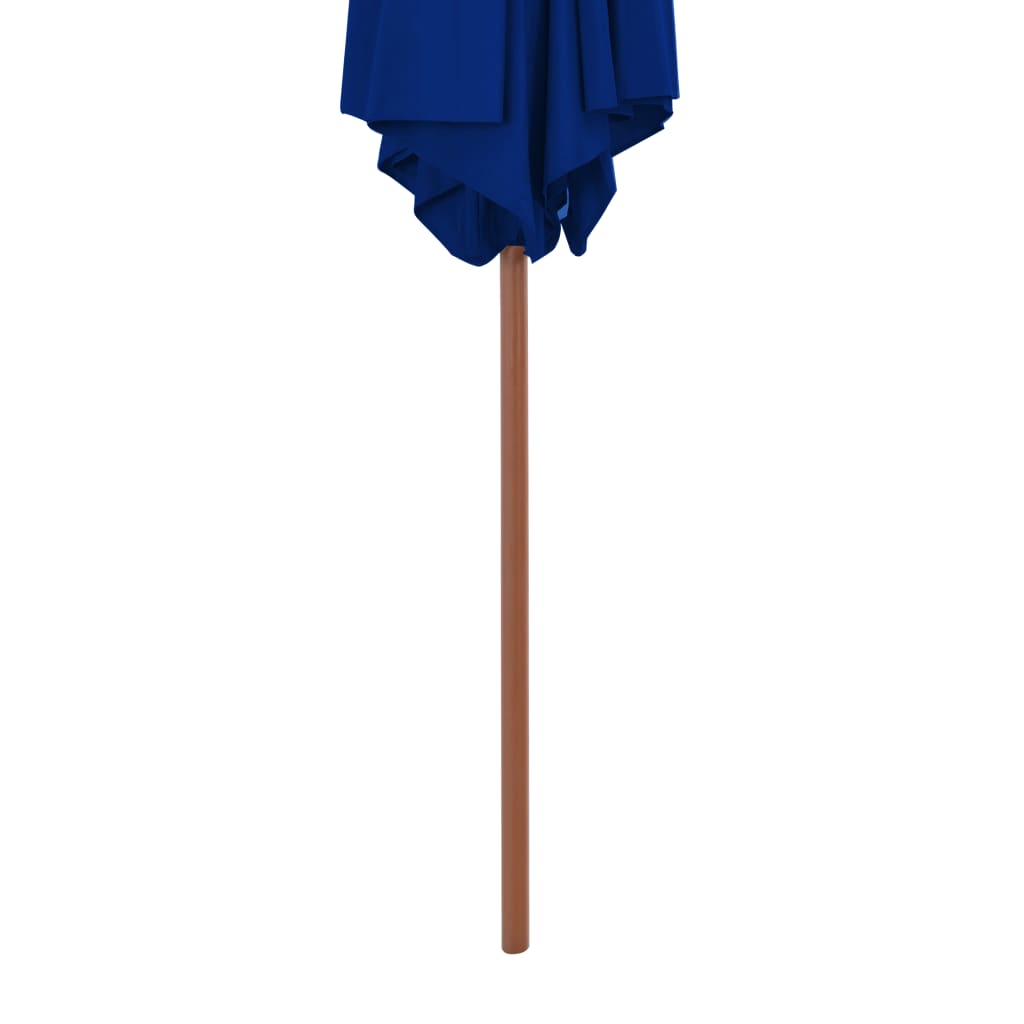 Trädgårdsparasoll Med Trästång 270 Cm