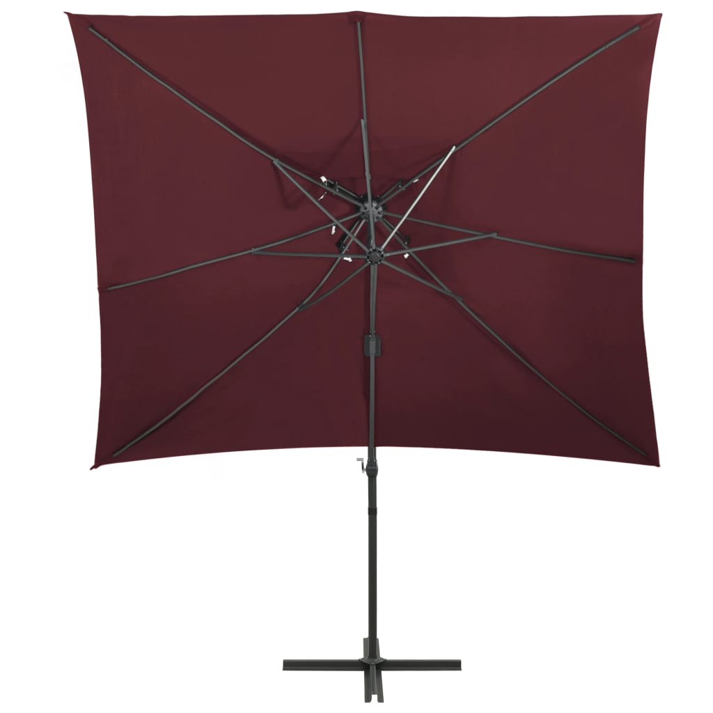 Frihängande Trädgårdsparasoll Med Ventilation 250X250 Cm