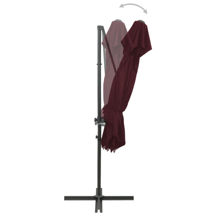 Frihängande Trädgårdsparasoll Med Ventilation 250X250 Cm