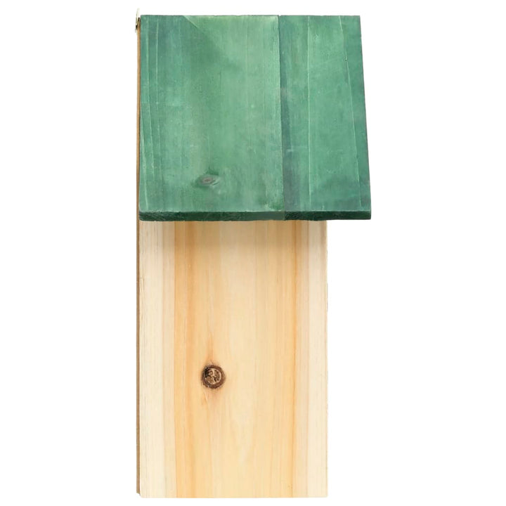 Insektshotell 2 St 23X14X29 Massivt Granträ
