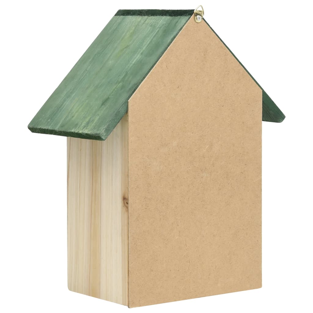 Insektshotell 2 St 23X14X29 Massivt Granträ