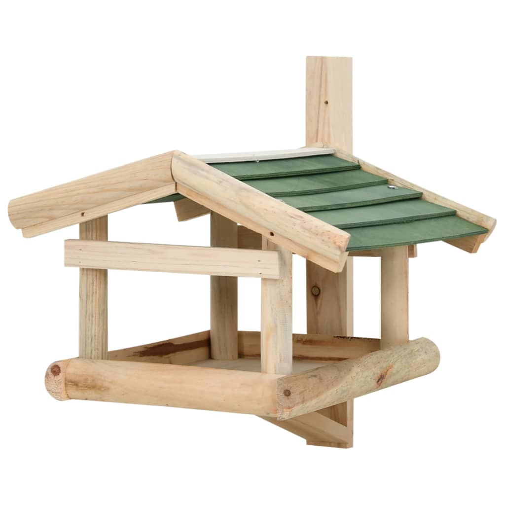 Fågelmatare Massivt Trä 35X29,5X21 Cm