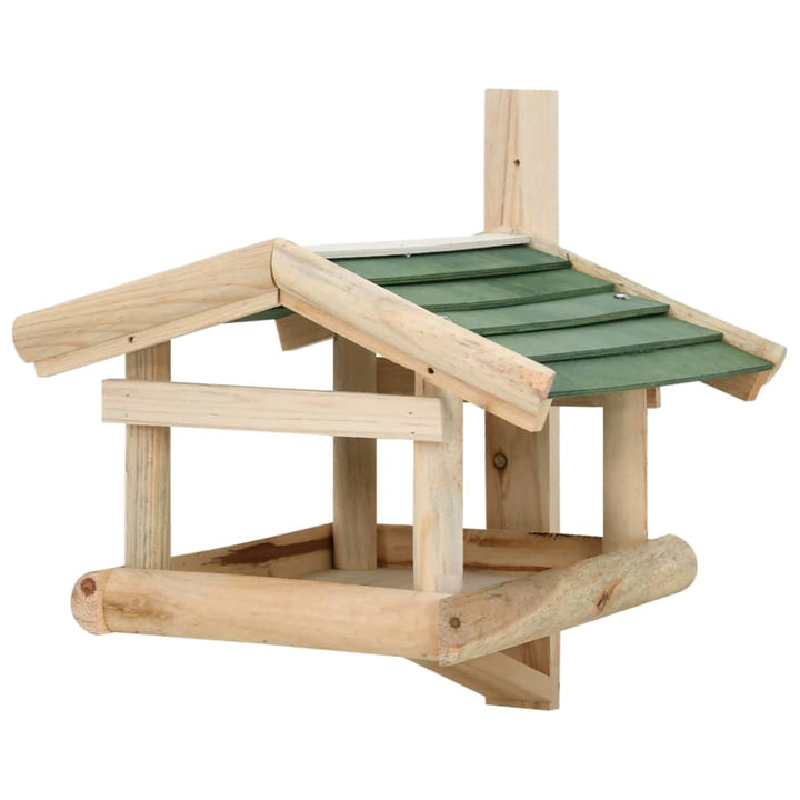 Fågelmatare Massivt Trä 35X29,5X21 Cm