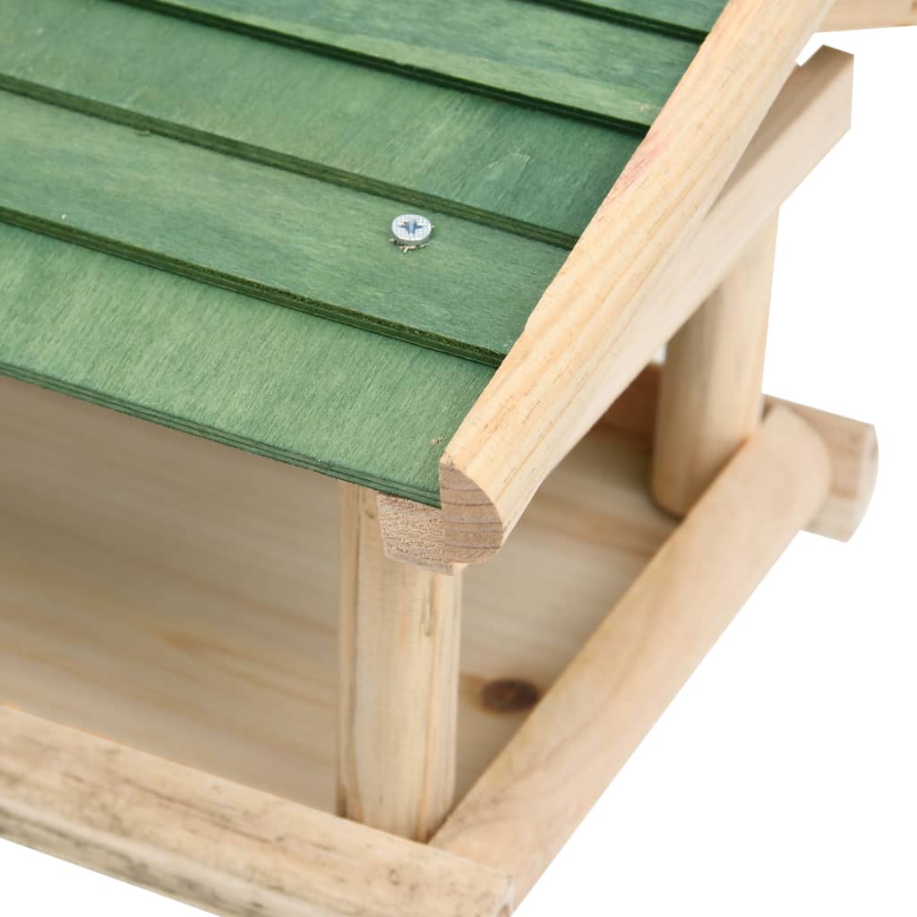 Fågelmatare Massivt Trä 35X29,5X21 Cm