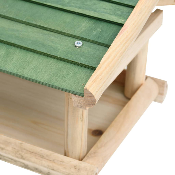Fågelmatare Massivt Trä 35X29,5X21 Cm