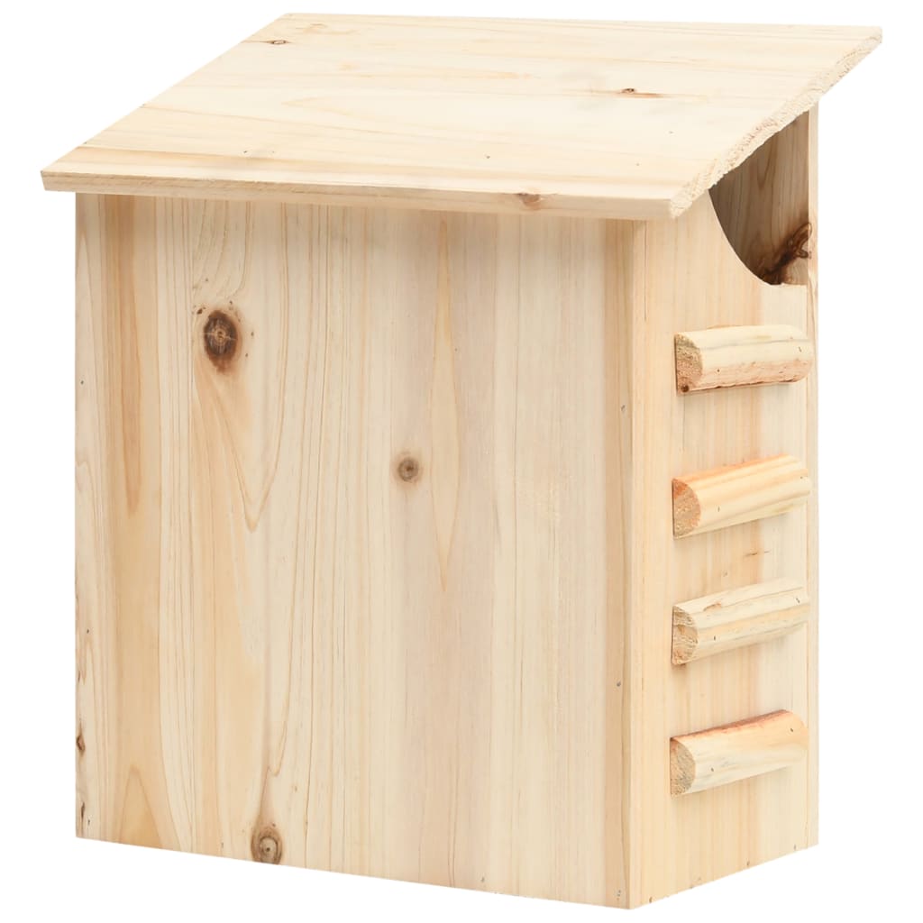 Fladdermushus Massivt Granträ 30X20X38 Cm