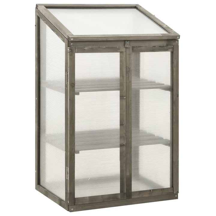Växthus 60X45X100 Cm Granträ