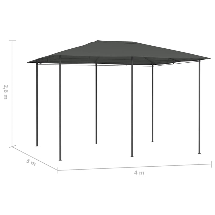 Paviljong 3X4X2,6 M 160 G/M²