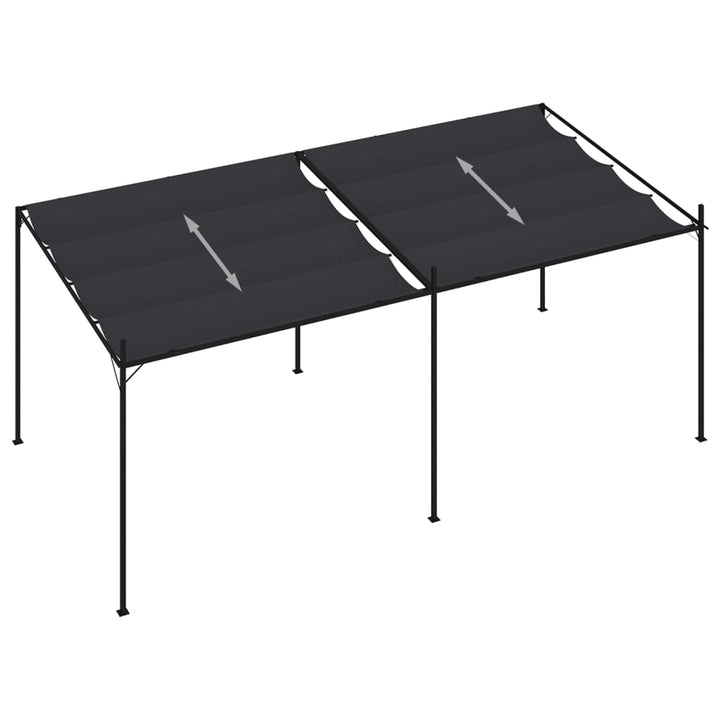 Paviljong Med Infällbart Tak
