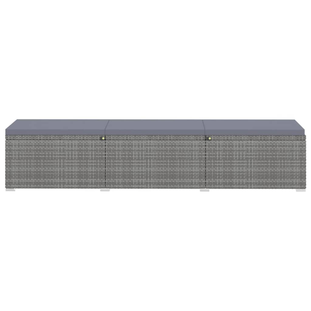 Solsängar Och Sidobord 3 Delar Konstrotting