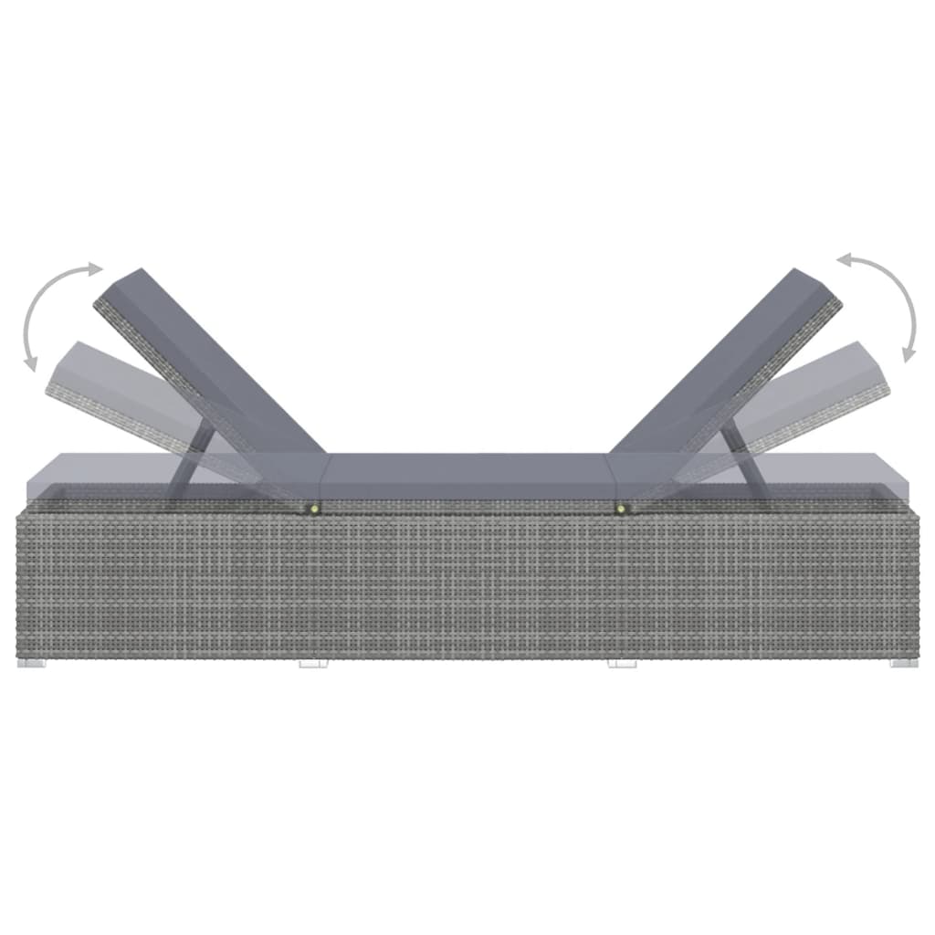 Solsängar Och Sidobord 3 Delar Konstrotting
