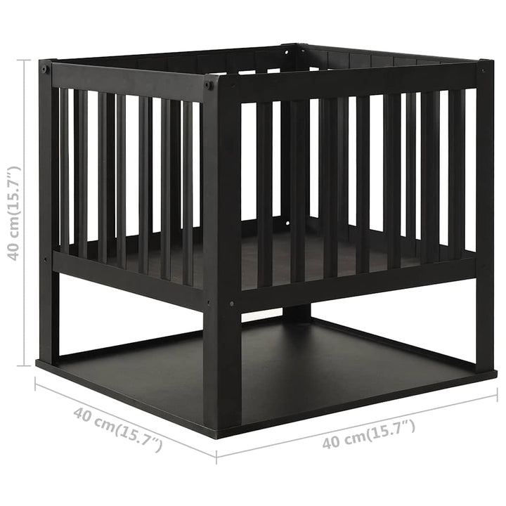 Eldstad 40X40X40 Cm Stål