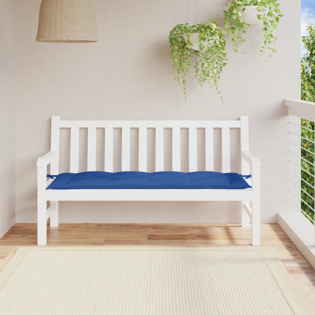 Bänkdyna För Trädgården Bladmönster Oxfordtyg