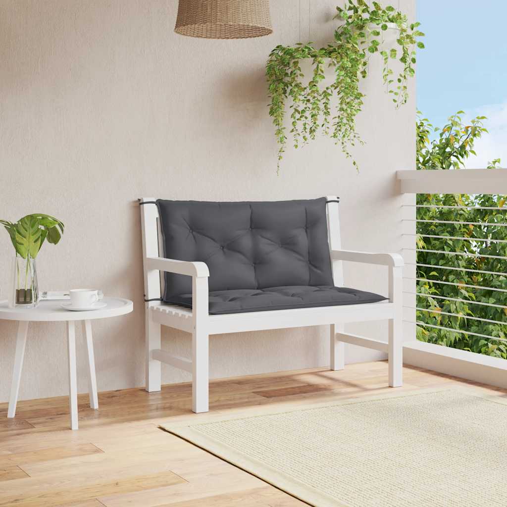 Bänkdyna För Trädgården Gräddvit 100X(50+50)X7 Cm Oxfordtyg