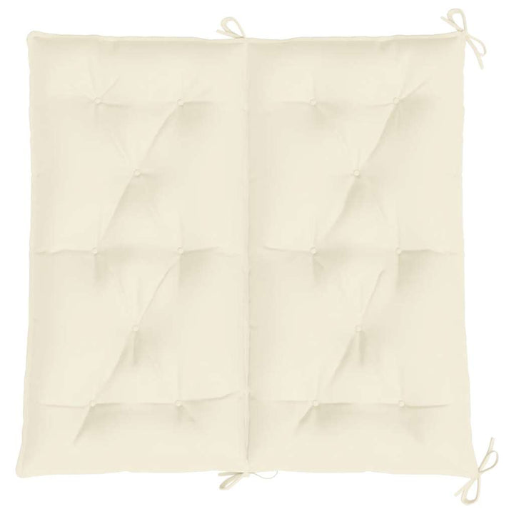 Bänkdyna För Trädgården Gräddvit 100X(50+50)X7 Cm Oxfordtyg