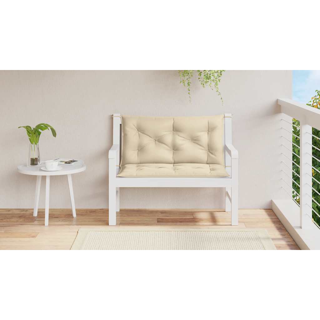 Bänkdyna För Trädgården 100X(50+50)X7 Cm Oxfordtyg