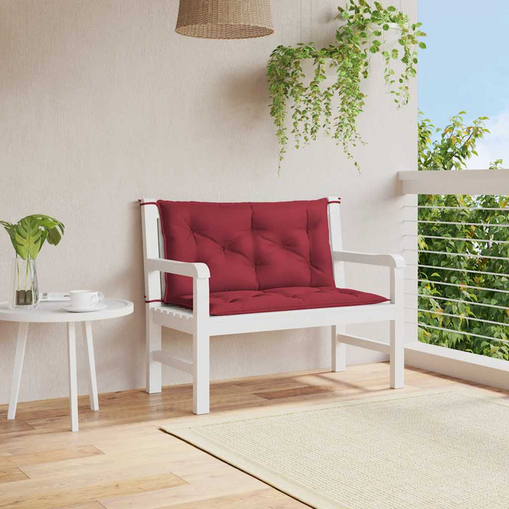 Bänkdyna För Trädgården Gräddvit 100X(50+50)X7 Cm Oxfordtyg