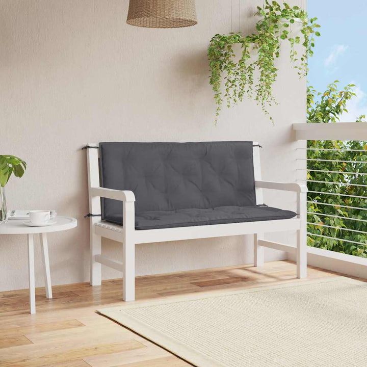 Bänkdyna För Trädgården Gräddvit 100X(50+50)X7 Cm Oxfordtyg