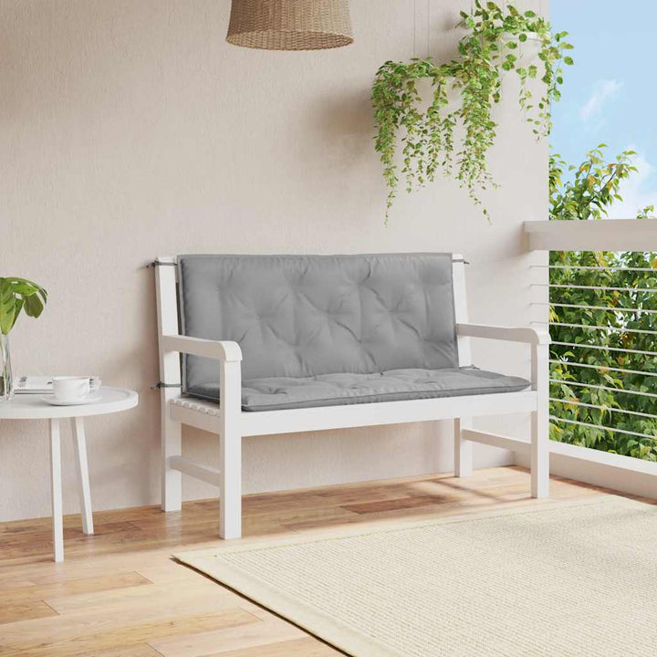 Bänkdyna För Trädgården Gräddvit 100X(50+50)X7 Cm Oxfordtyg