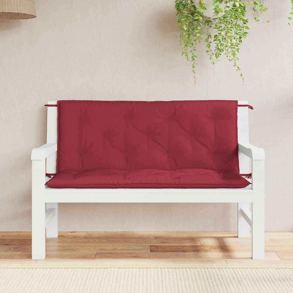 Bänkdyna För Trädgården Gräddvit 100X(50+50)X7 Cm Oxfordtyg