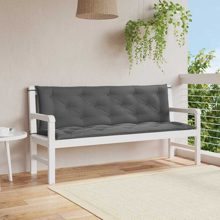 Bänkdyna För Trädgården Gräddvit 100X(50+50)X7 Cm Oxfordtyg