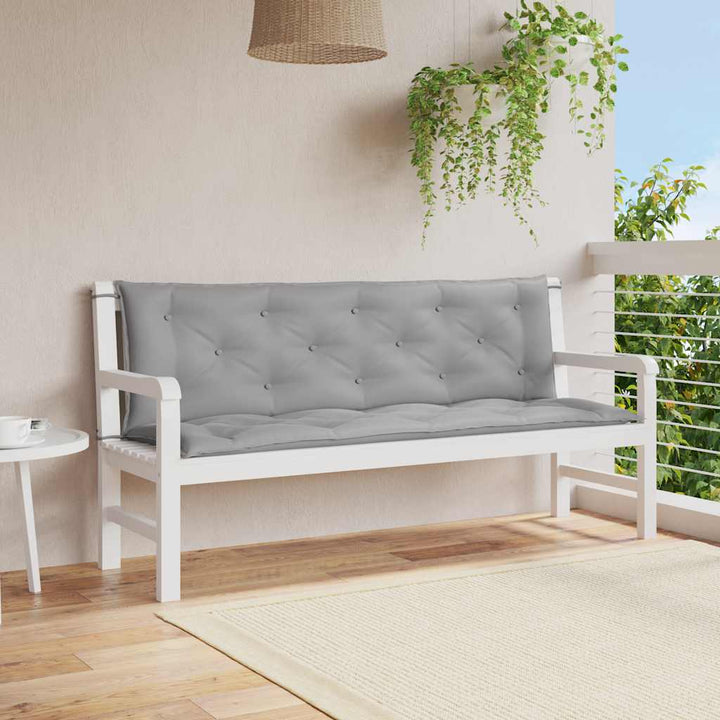 Bänkdyna För Trädgården Gräddvit 100X(50+50)X7 Cm Oxfordtyg