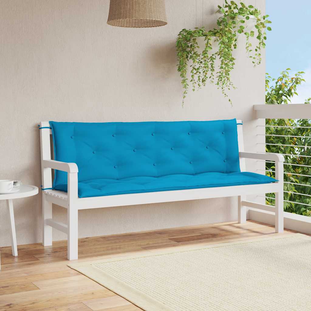 Bänkdyna För Trädgården Gräddvit 100X(50+50)X7 Cm Oxfordtyg