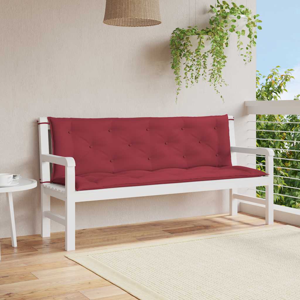 Bänkdyna För Trädgården Gräddvit 100X(50+50)X7 Cm Oxfordtyg