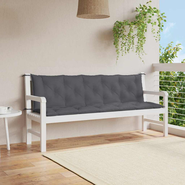 Bänkdyna För Trädgården Gräddvit 100X(50+50)X7 Cm Oxfordtyg