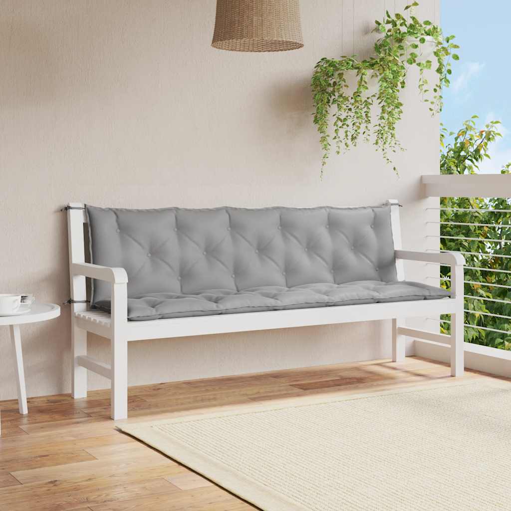 Bänkdyna För Trädgården Gräddvit 100X(50+50)X7 Cm Oxfordtyg