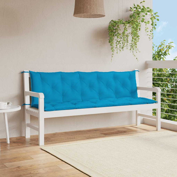 Bänkdyna För Trädgården Gräddvit 100X(50+50)X7 Cm Oxfordtyg