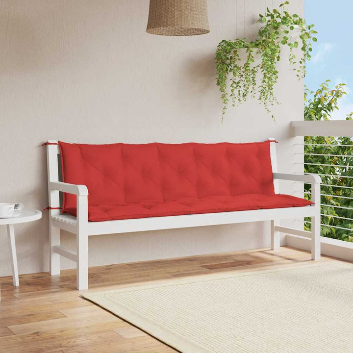 Bänkdyna För Trädgården Gräddvit 100X(50+50)X7 Cm Oxfordtyg