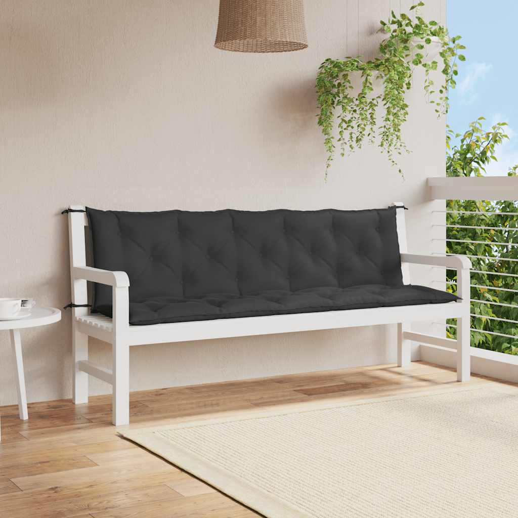 Bänkdyna För Trädgården Gräddvit 100X(50+50)X7 Cm Oxfordtyg