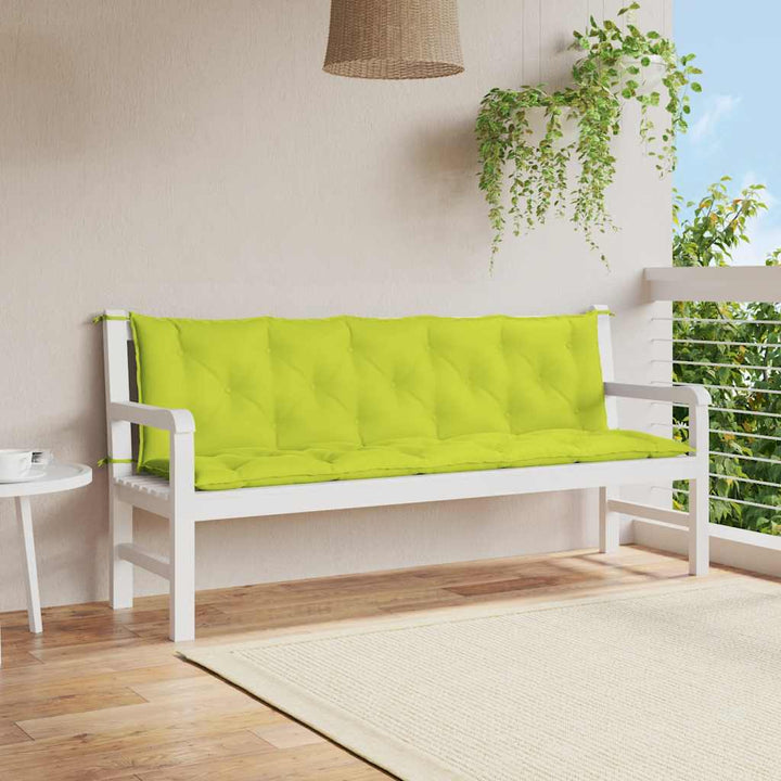 Bänkdyna För Trädgården Gräddvit 100X(50+50)X7 Cm Oxfordtyg