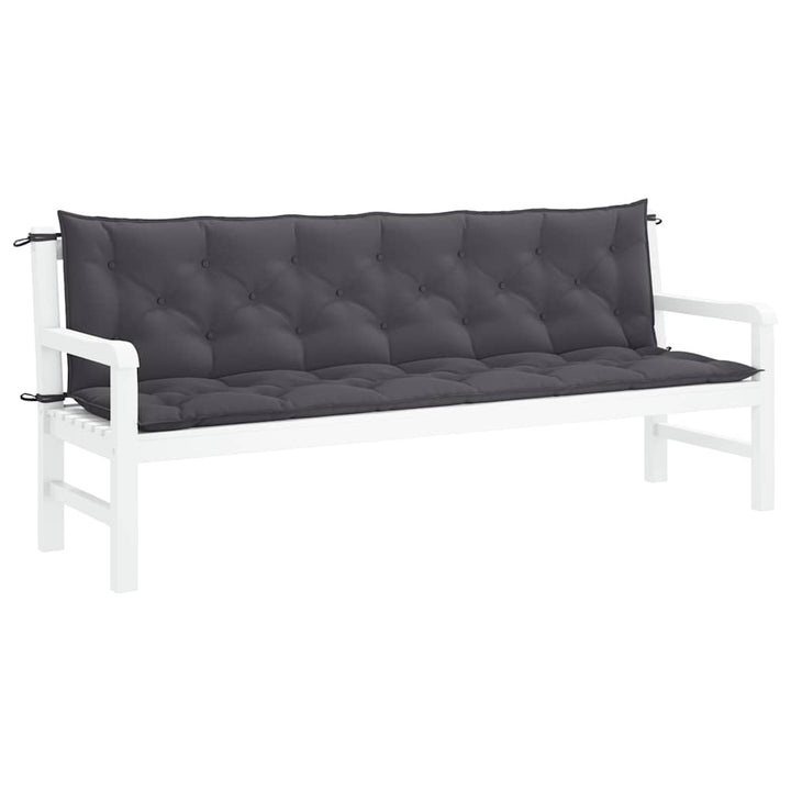 Bänkdyna För Trädgården Gräddvit 100X(50+50)X7 Cm Oxfordtyg