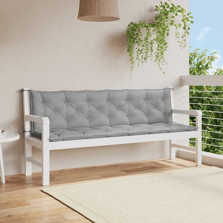 Bänkdyna För Trädgården Gräddvit 100X(50+50)X7 Cm Oxfordtyg