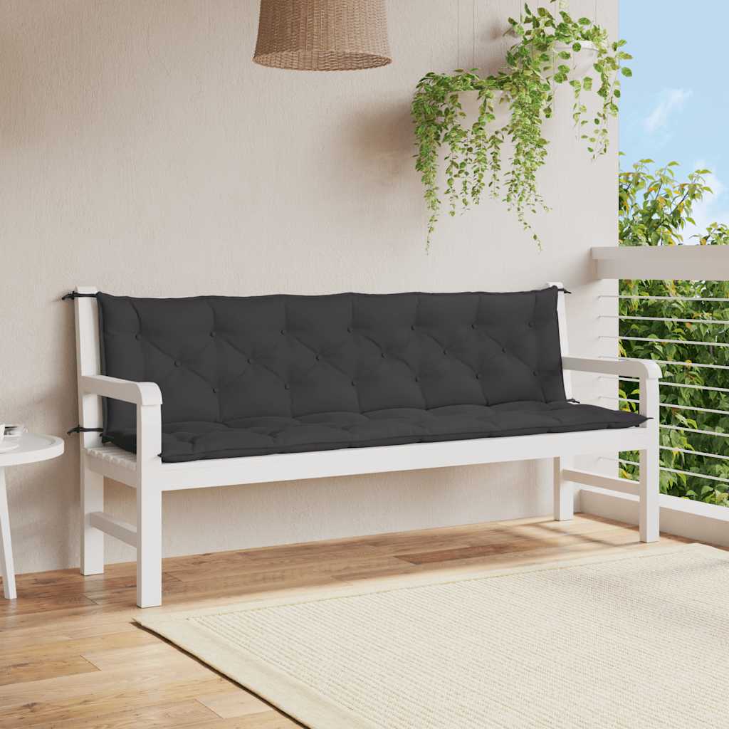 Bänkdyna För Trädgården Gräddvit 100X(50+50)X7 Cm Oxfordtyg