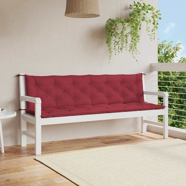 Bänkdyna För Trädgården Gräddvit 100X(50+50)X7 Cm Oxfordtyg