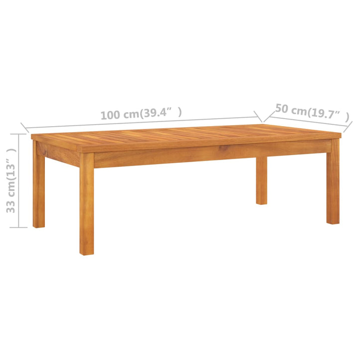 Loungegrupp Med Dynor 3 Delar Massivt Akaciaträ