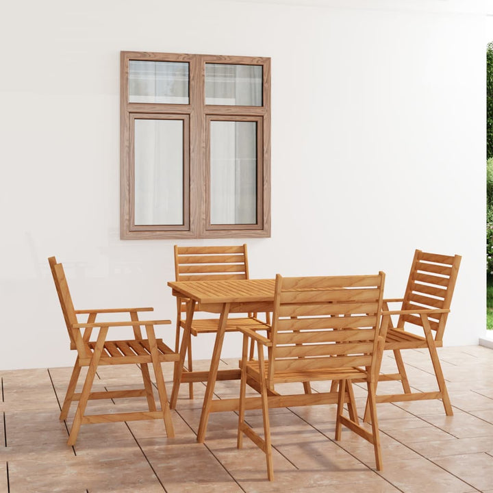 Matgrupp För Trädgården 3 Delar Akaciaträ